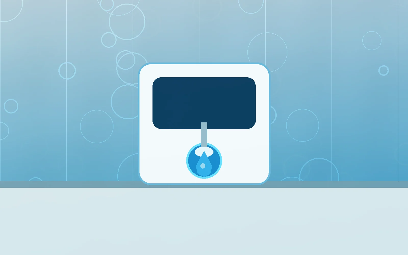 Water purification system in modern kitchen